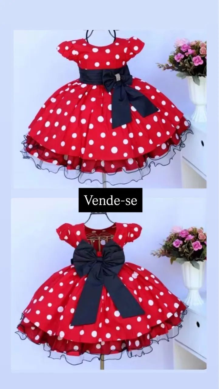 Vestido infantil minei 