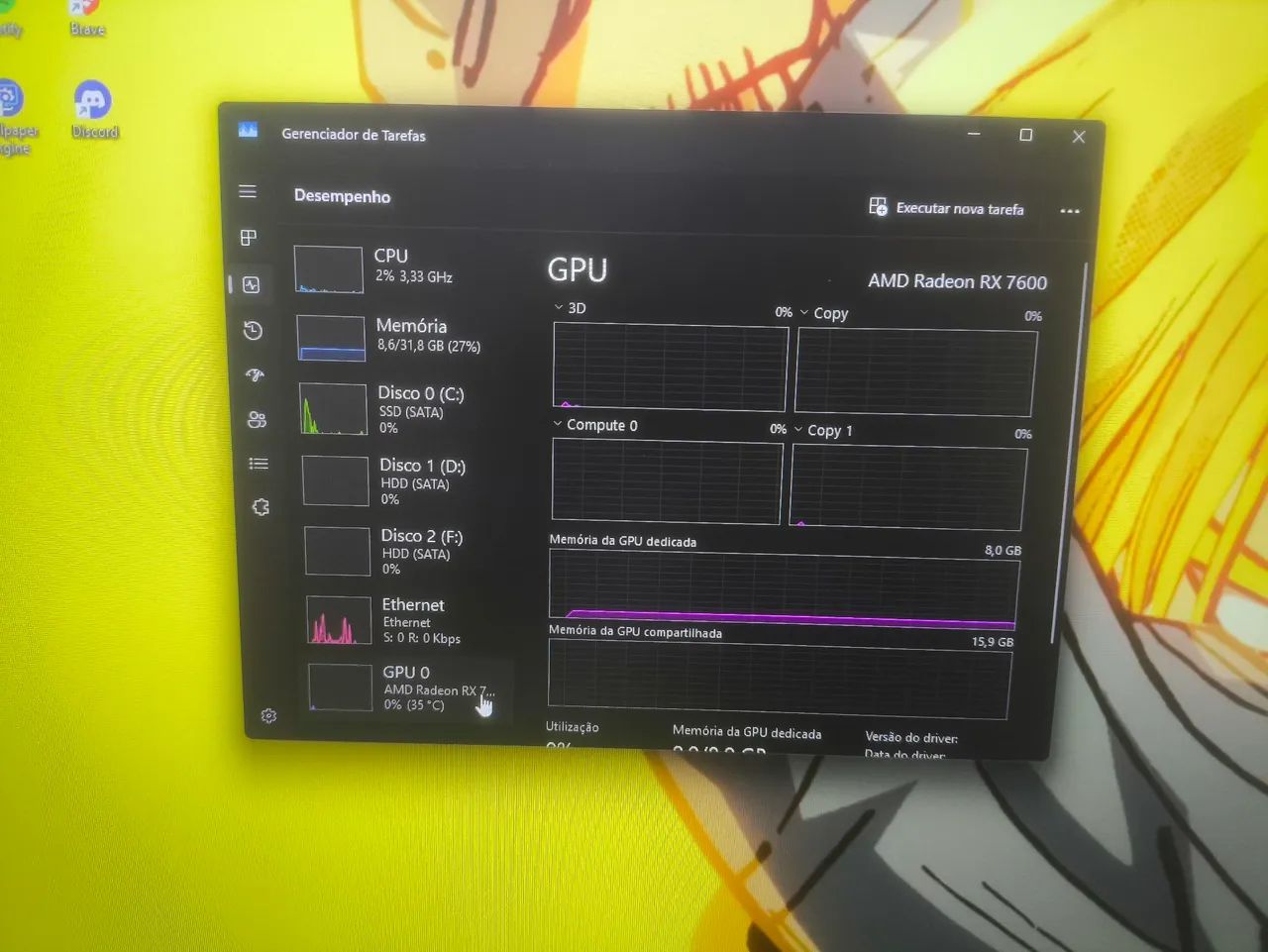 PC gamer Ryzen 5600g, Rx7600 - Foto 4