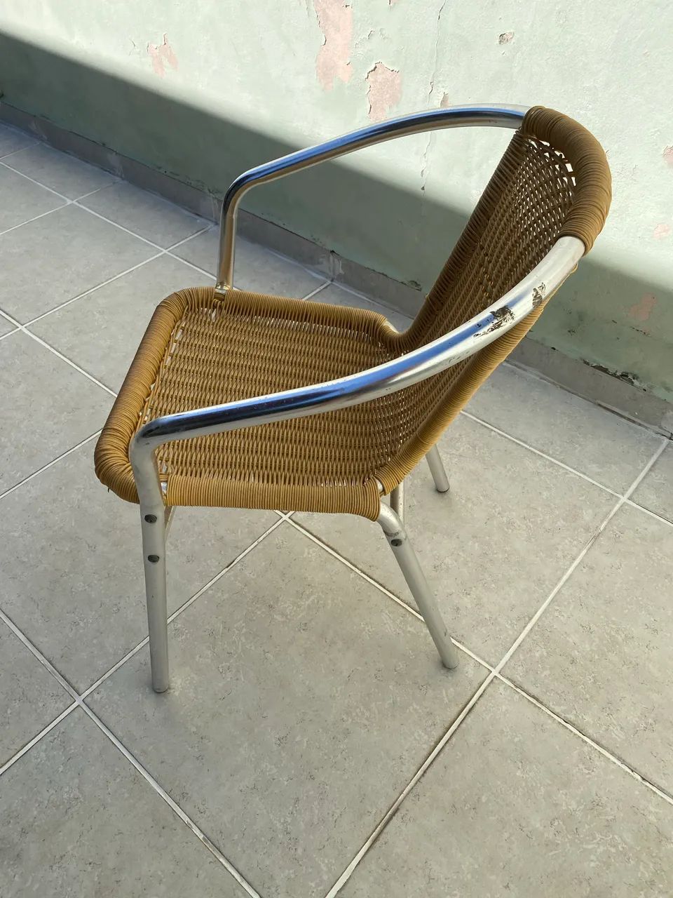 3 Cadeiras em alumínio com treliça  - Foto 3