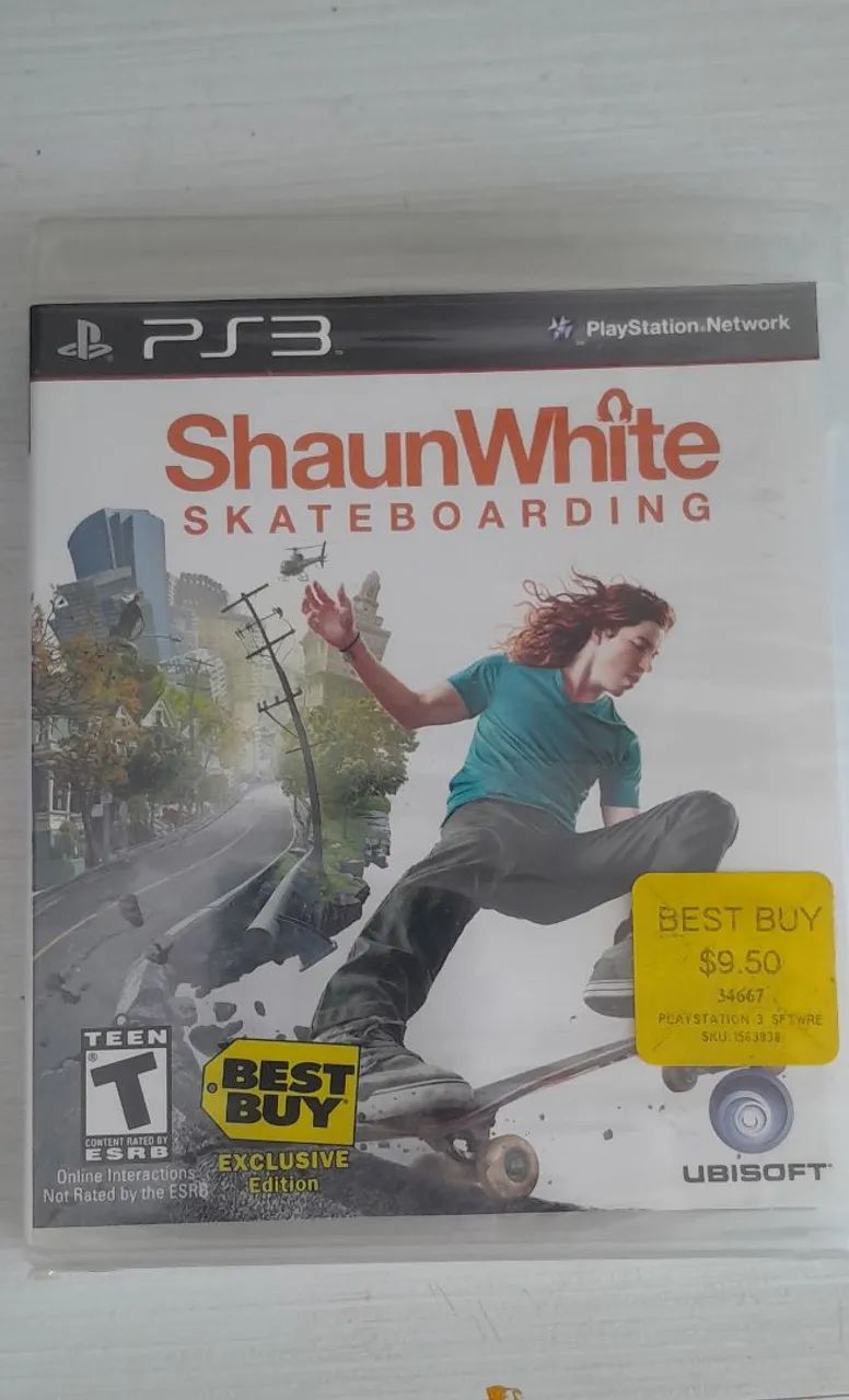 SHAUN WHITE SKATEBOARDING  - PS3 - LACRADO