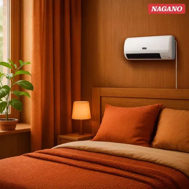 Aquecedor de Parede Elétrico 2 em 1 com Timer 2000W - E034890 - Foto 5