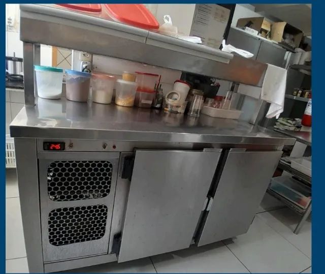 BALÇÃO REFRIGERADO DE INOX