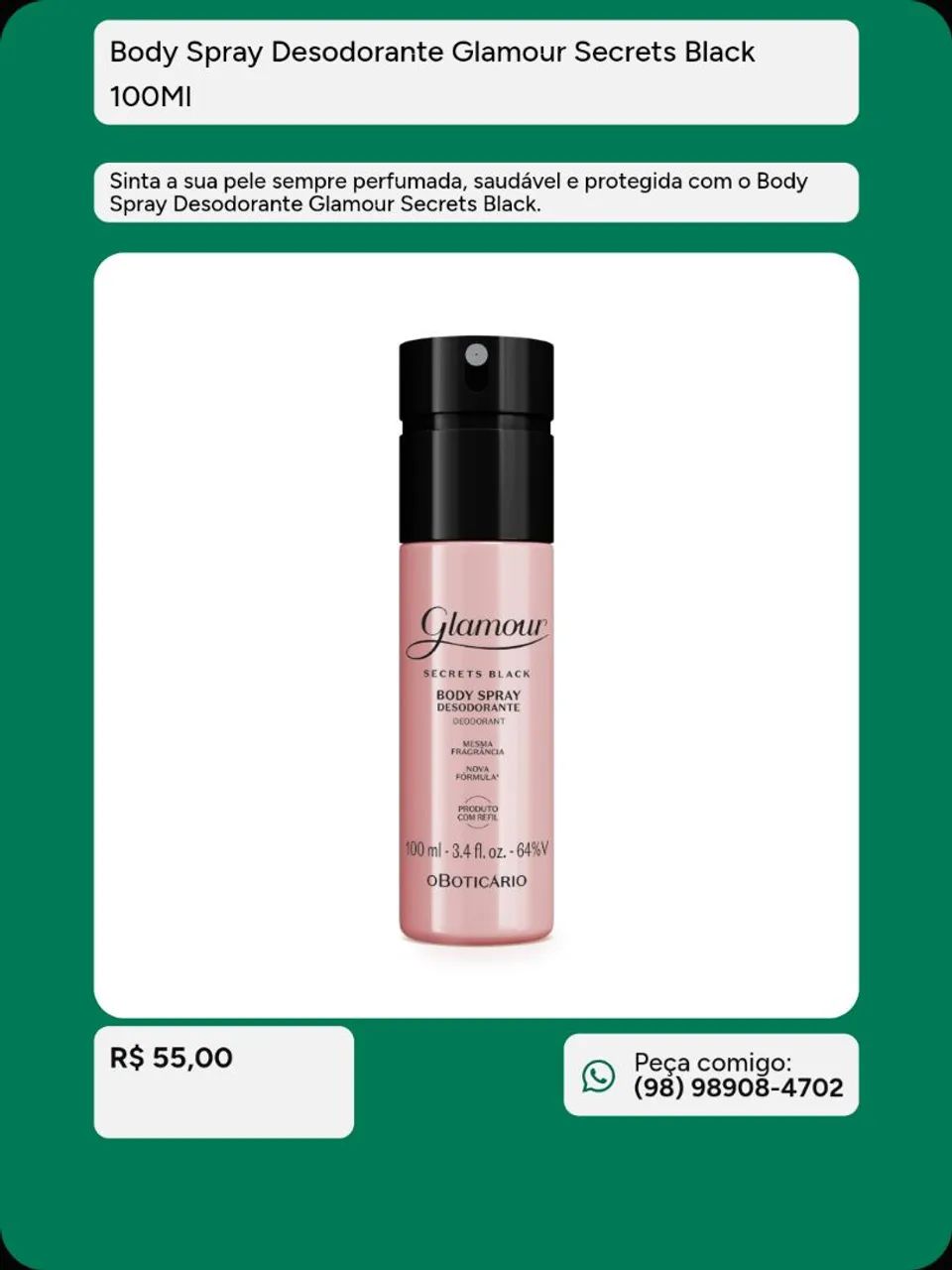 Perfumaria feminina