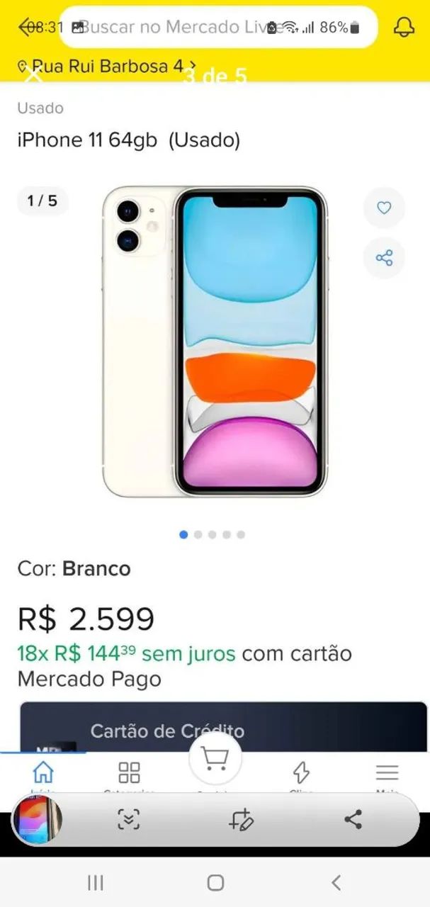 Iphone 11 256GB novo. - Celulares e Smartphones - Brisamar, Vila