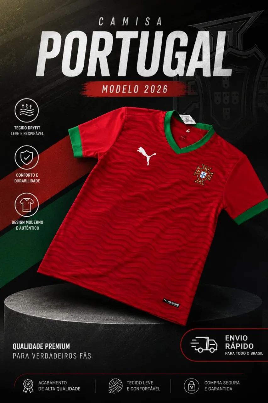 Camisa Portugal 2026