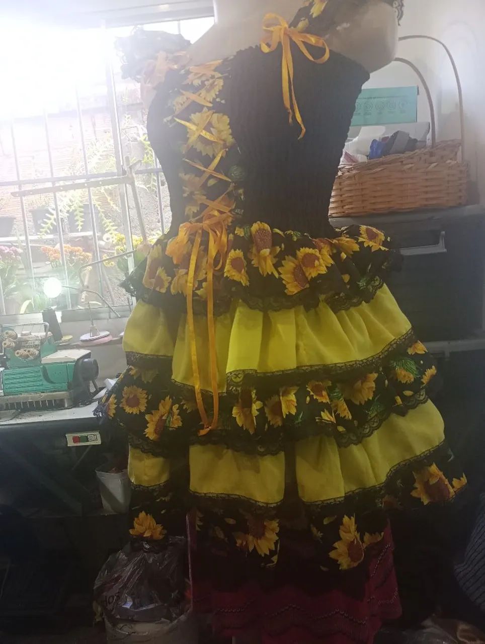Vestido de quadrilha estampado - Foto 2
