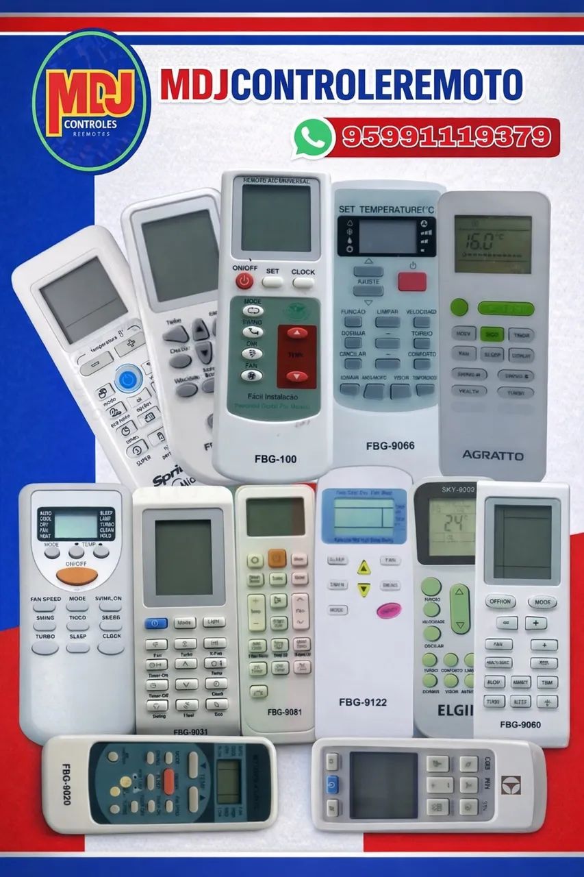 Controles de central de ar condicionado 