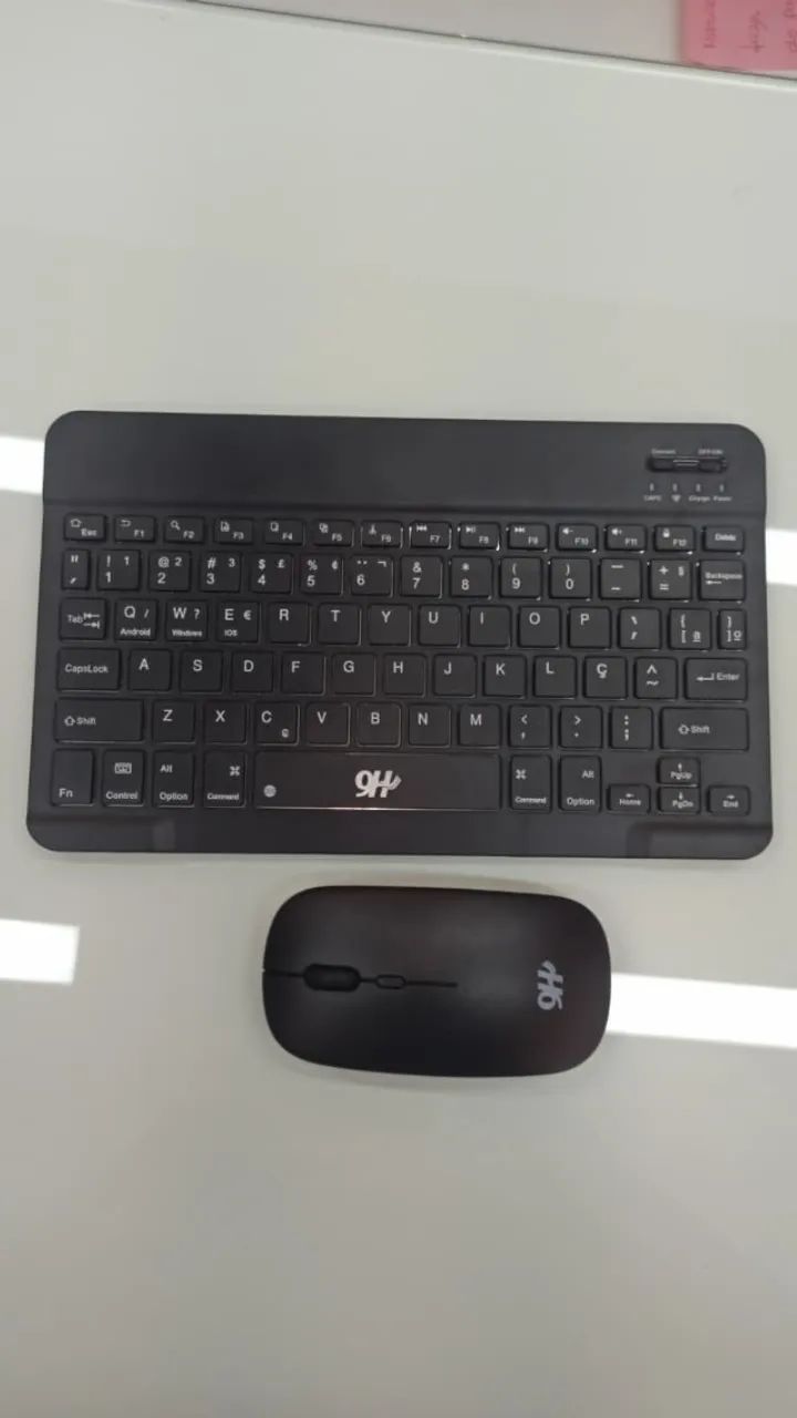 Teclado e mouse via Bluetooth