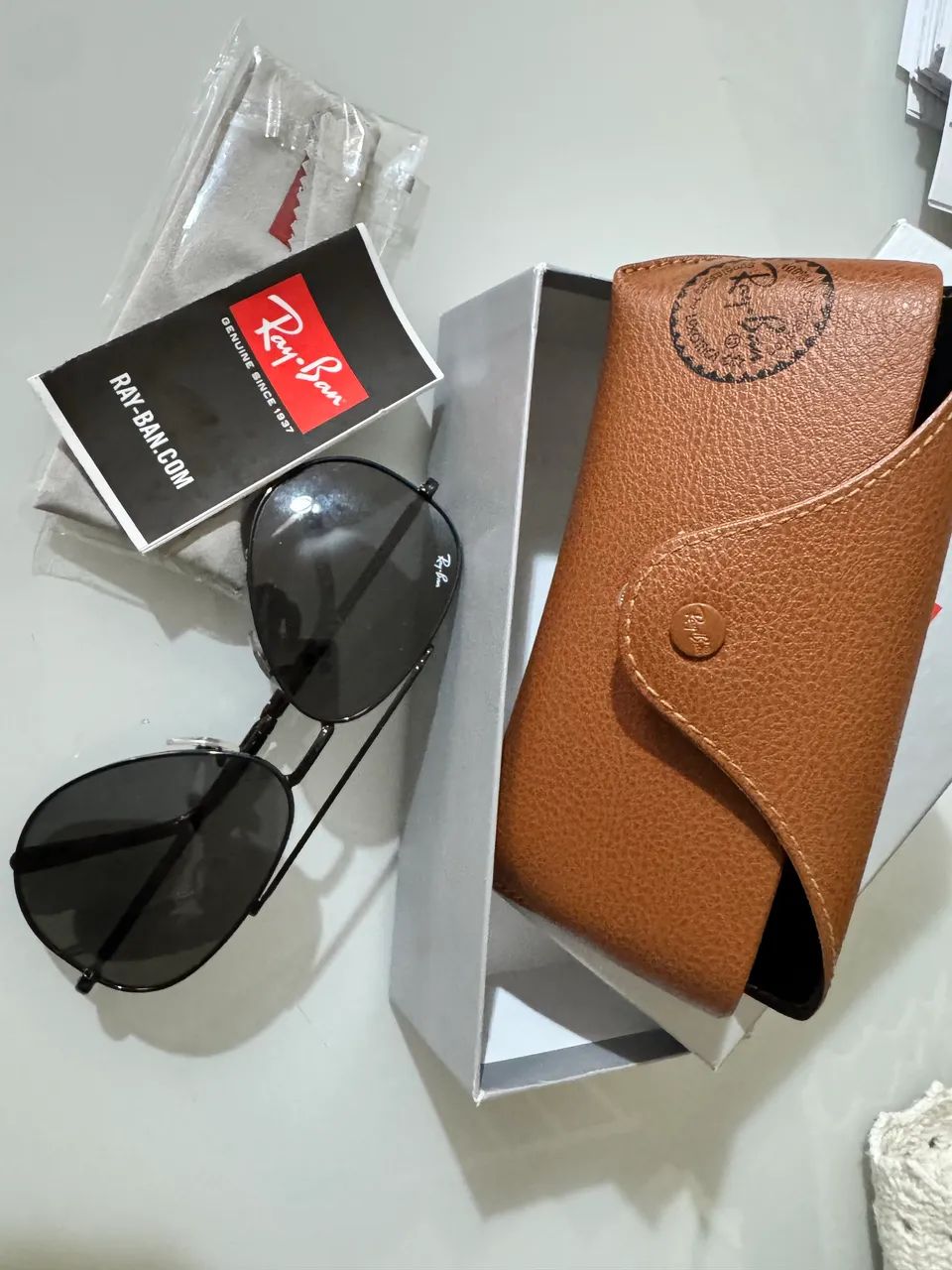 Óculos Original Ray Ban Aviador