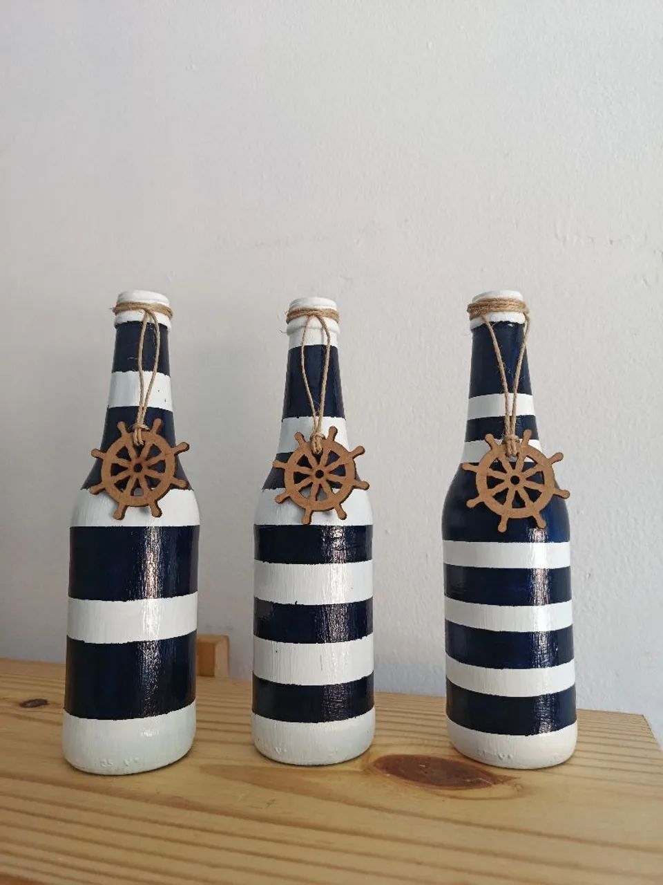 Garrafas Decorativas Tema Marítimo 