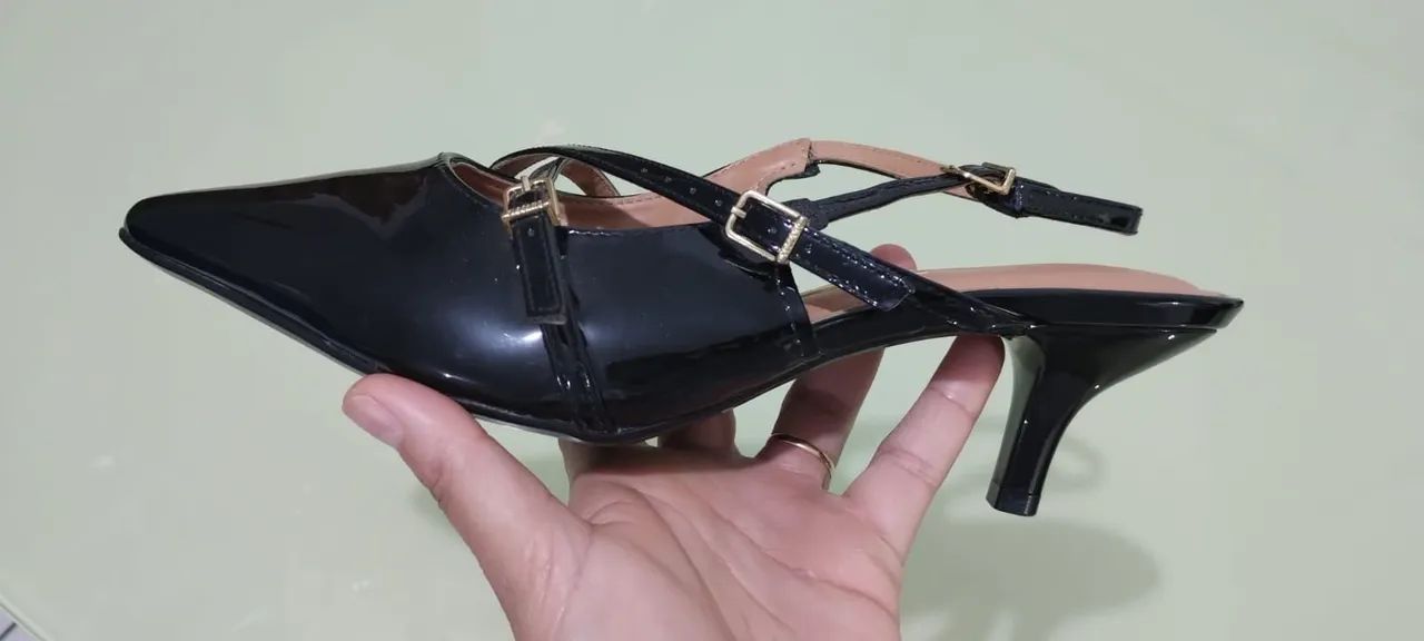 Scarpin preto Vizzano  - Foto 2