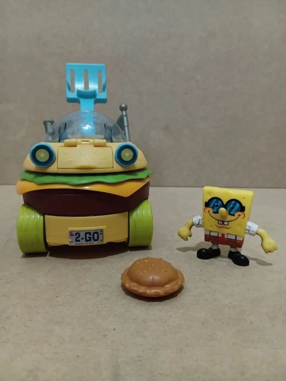 bob esponja com carro hambúrguer - imaginext