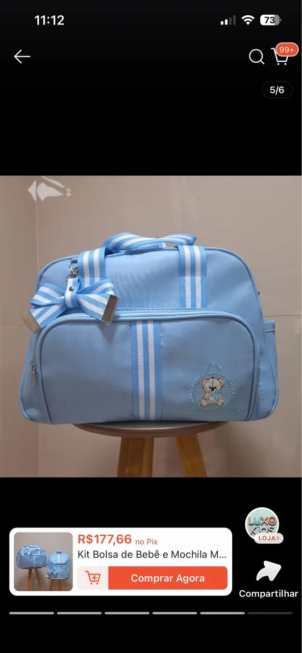 vendo um bolsa de bebê  - Foto 3
