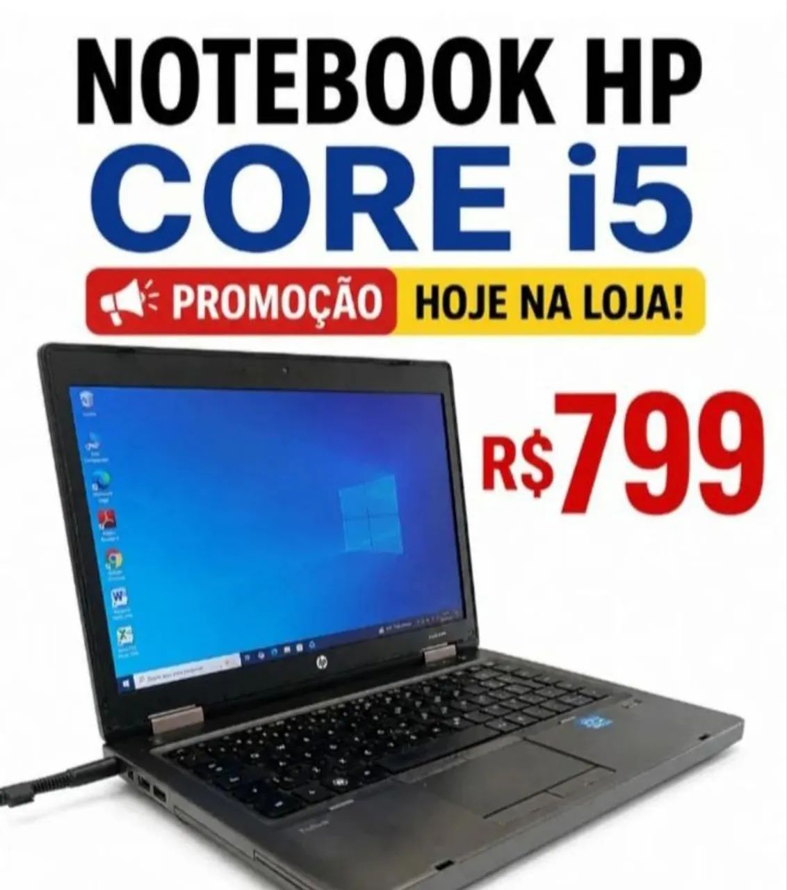 NOTEBOOK PROBOOK CORE i5-4GB-SSD- R$799