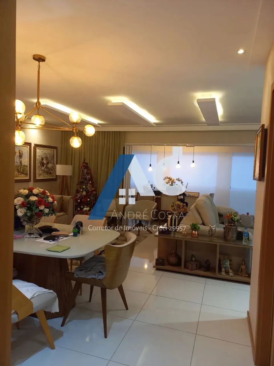 Aluguel apartamento Alto Padrão 3 Suítes finamente decorado e mobiliado no Hemisphere 360 - Foto 4