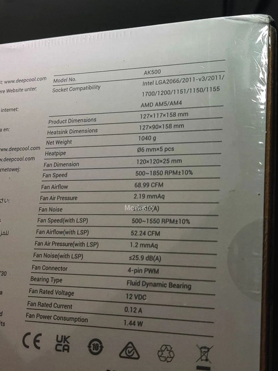 AK500 Deepcool - Lacrado  - Foto 2