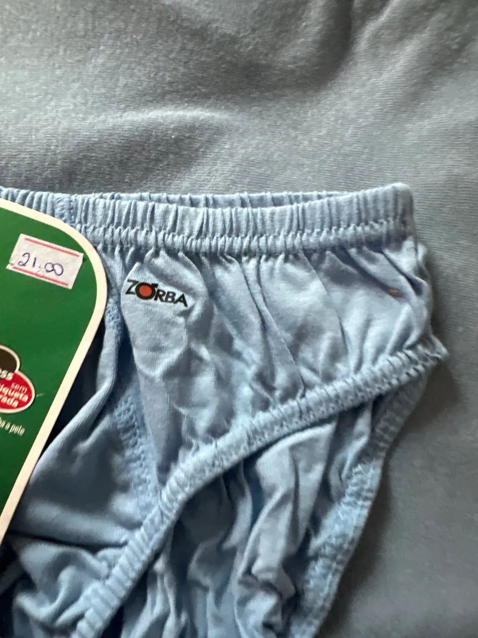Cueca slip light azul TAM M  - Foto 3
