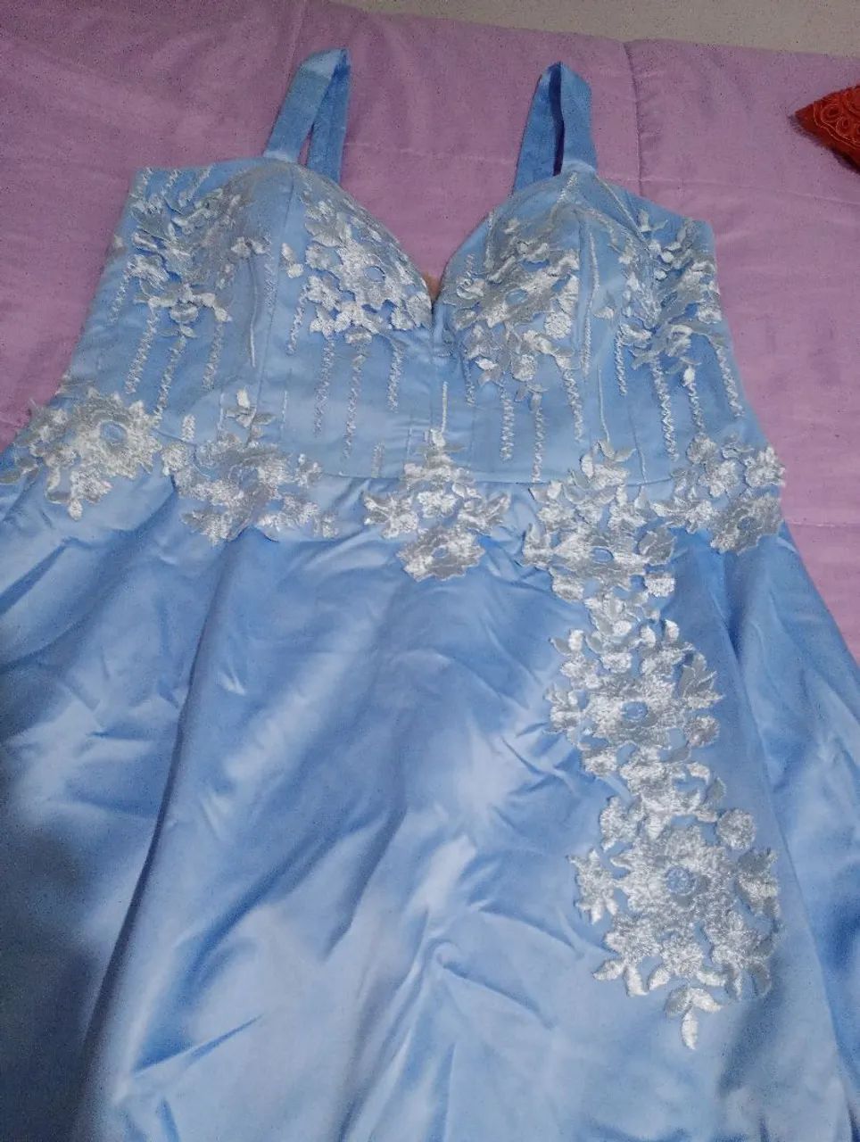 Lindo vestido azul Tiffany - Foto 4