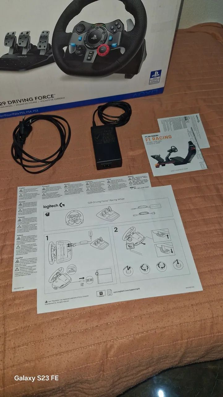Volante Logitech G29 + Câmbio PS4 PS5 PC - Foto 4