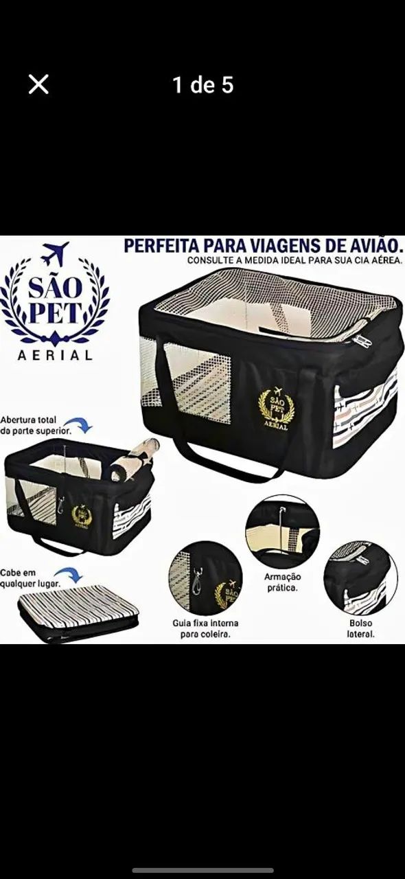 Vende-se bolsa de transporte