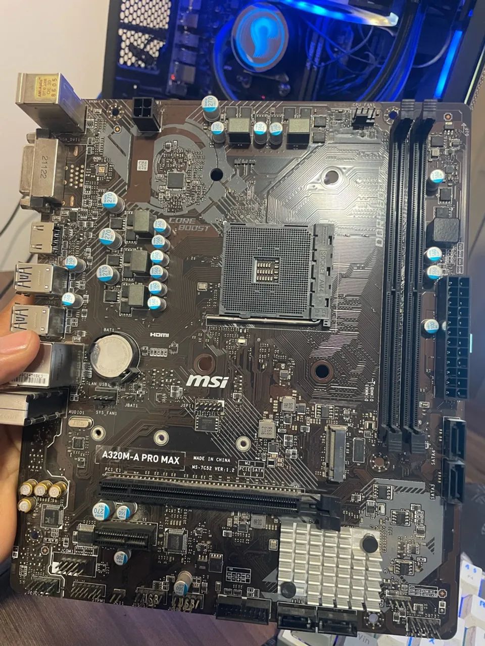 Placa mãe a320m-a pro max msi (avaria)