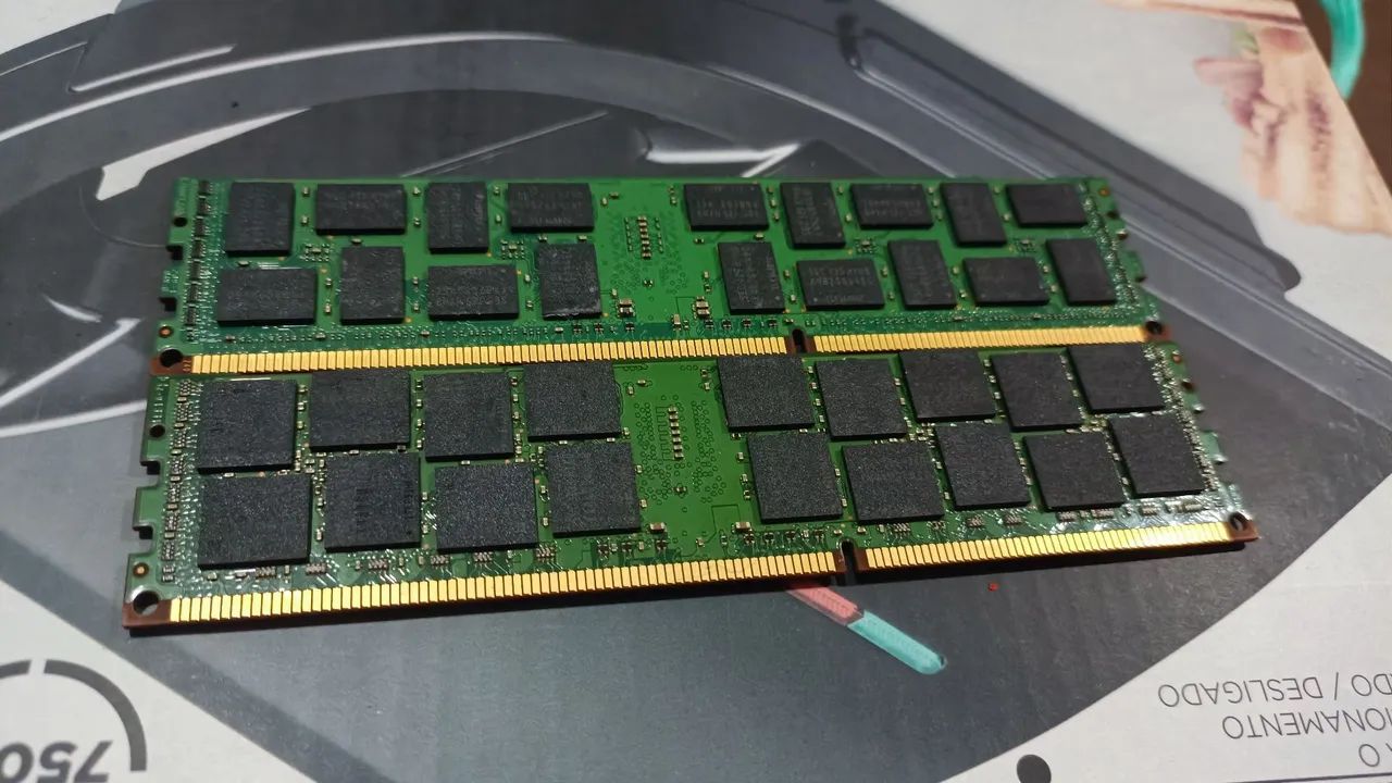 Memória Ram ECC DDR3 16GB+8GB - Foto 2