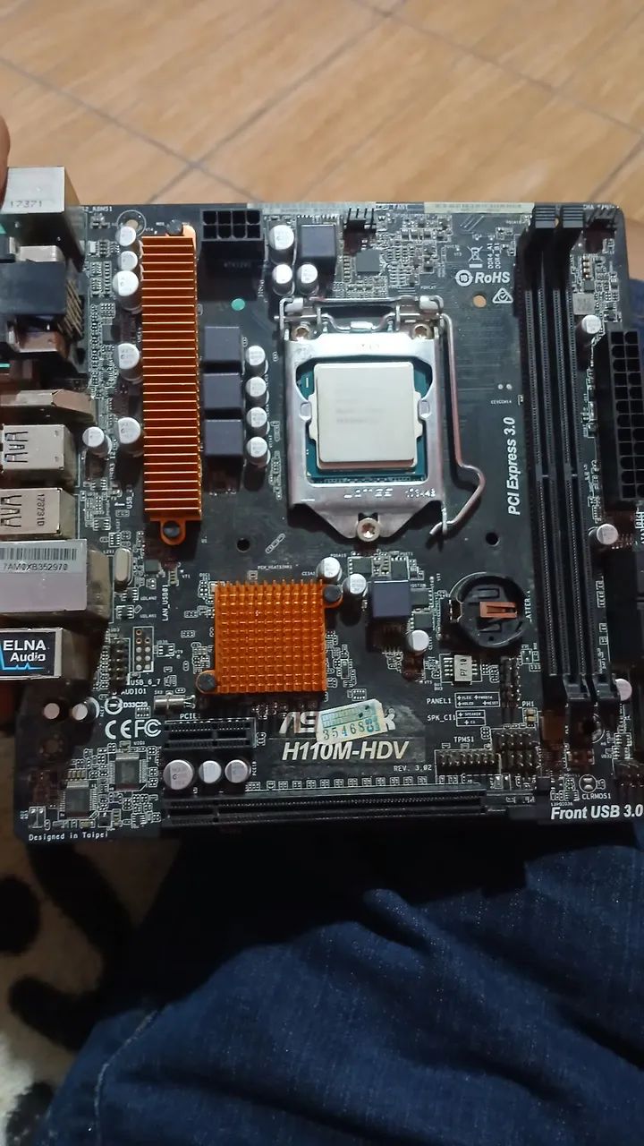 Placa mae h110m-hdv processador i3-6100