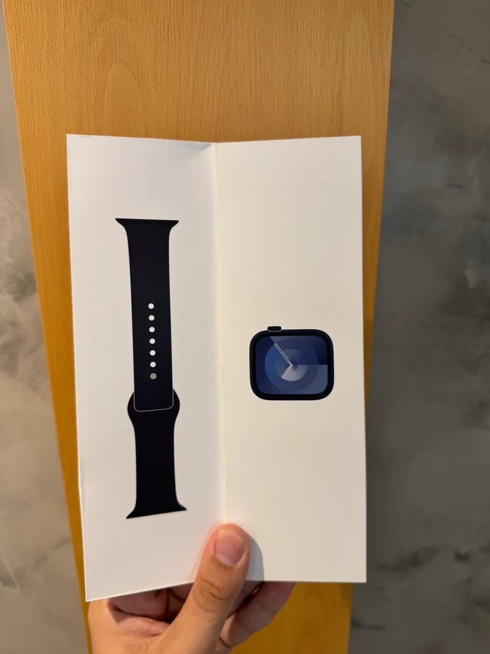 Caixa Apple Watch série 9 41MM Midnight 