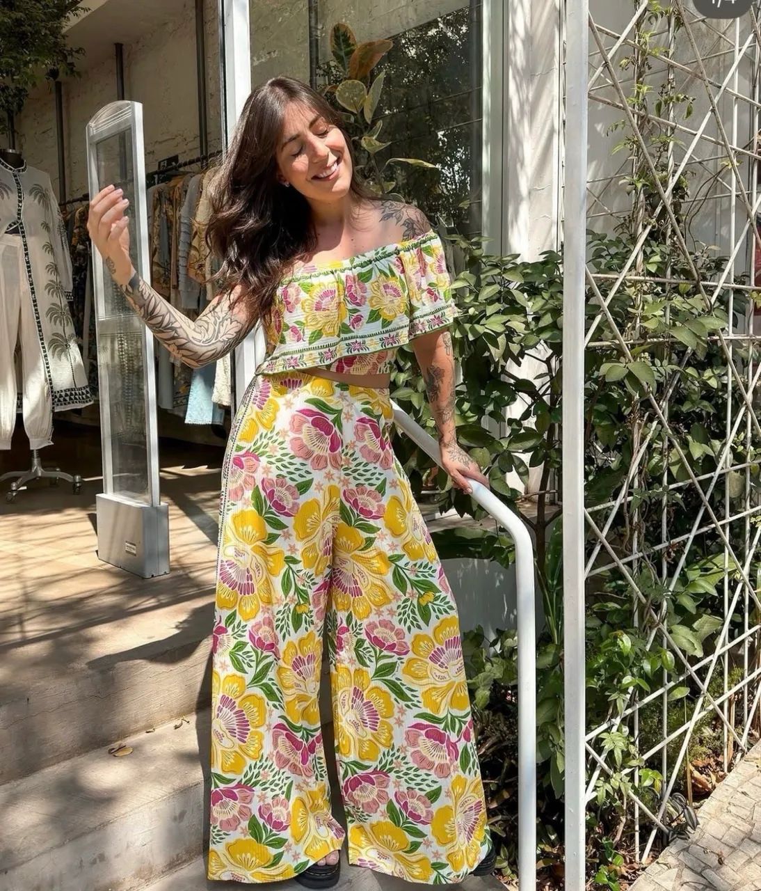 Conjunto farm floral bela  - Foto 2
