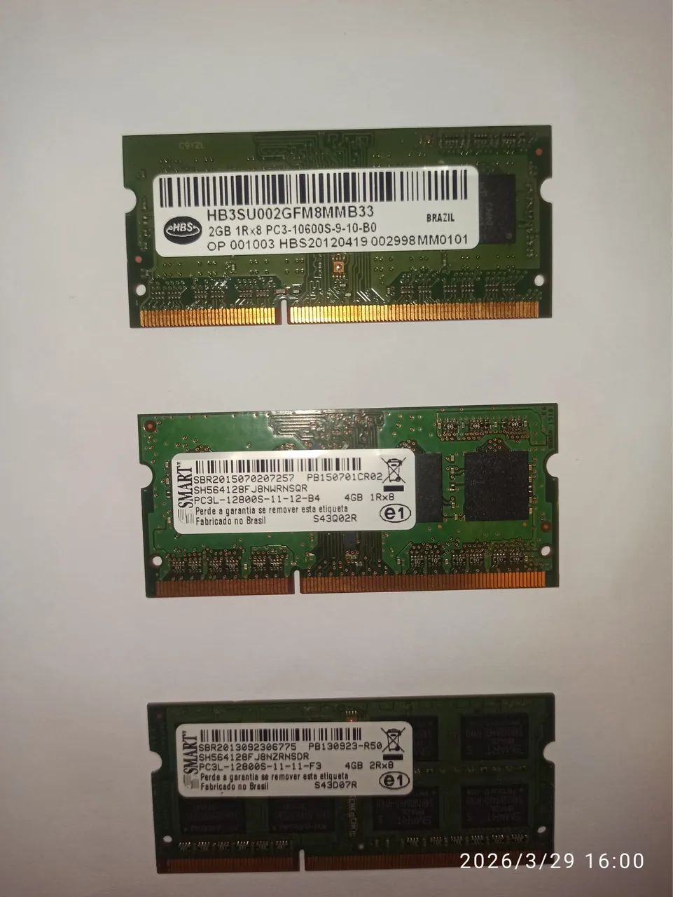 Kit memória DDR3L notebook  - Foto 2
