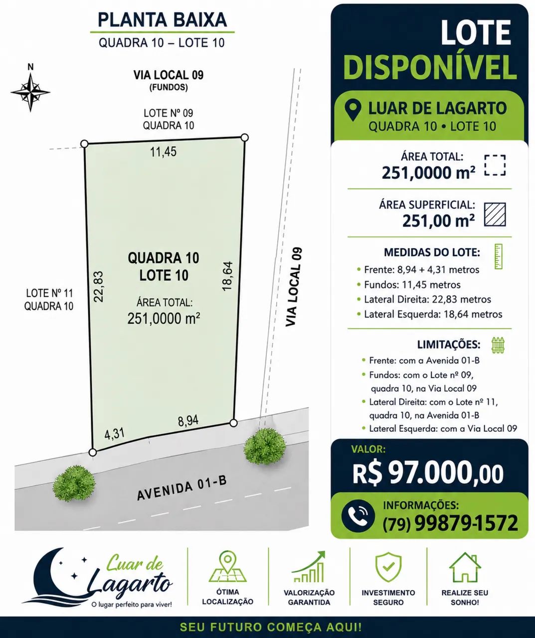 Lote, Terreno, Casa, Galpão  - Foto 2