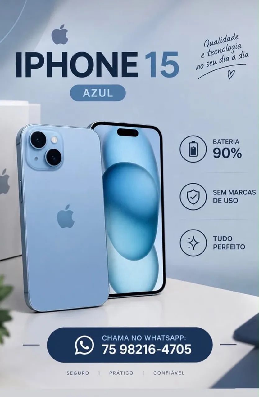 IPHONE 15 AZUL
