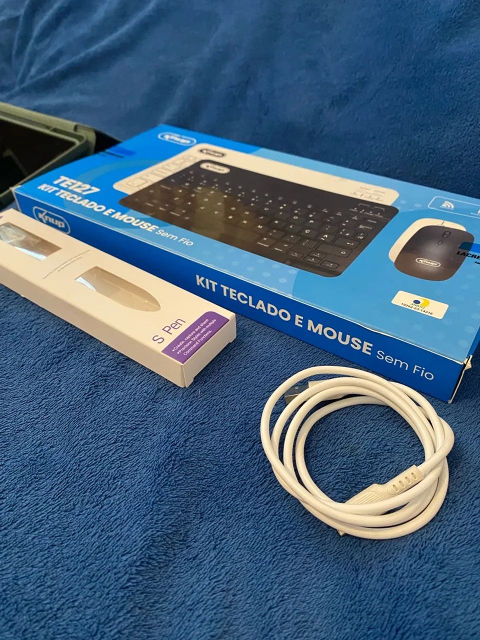 Samsung Galaxy Tab S6 Lite + S Pen + Capa com Teclado e Mouse Bluetooth + Carregador - Foto 3