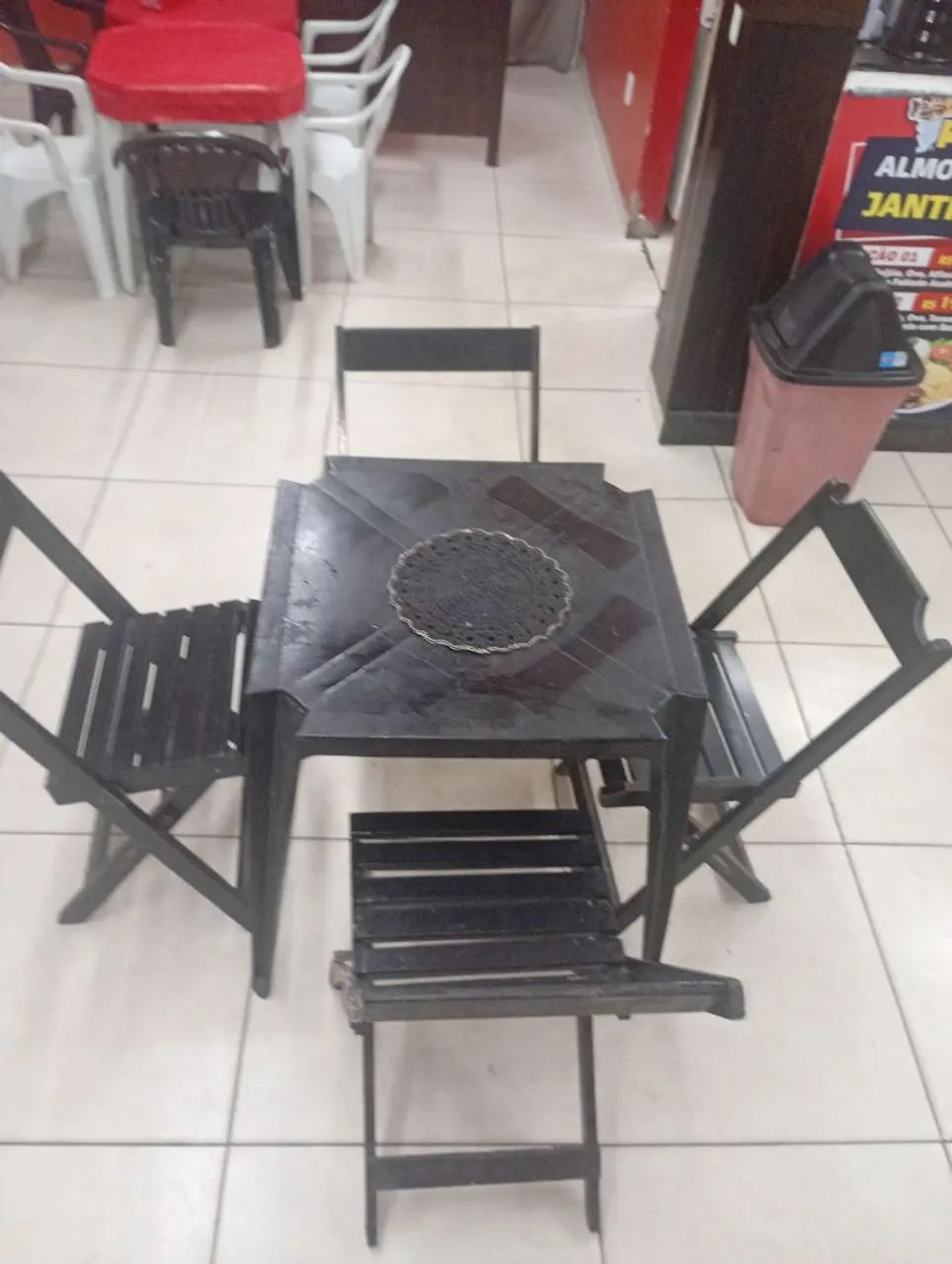 Jogo de mesa preta  - Foto 2