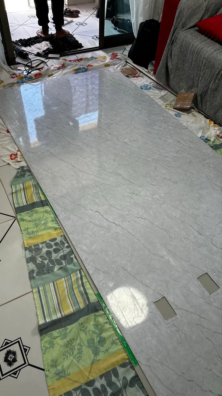 Placa PVC Mármore branco  - Foto 2