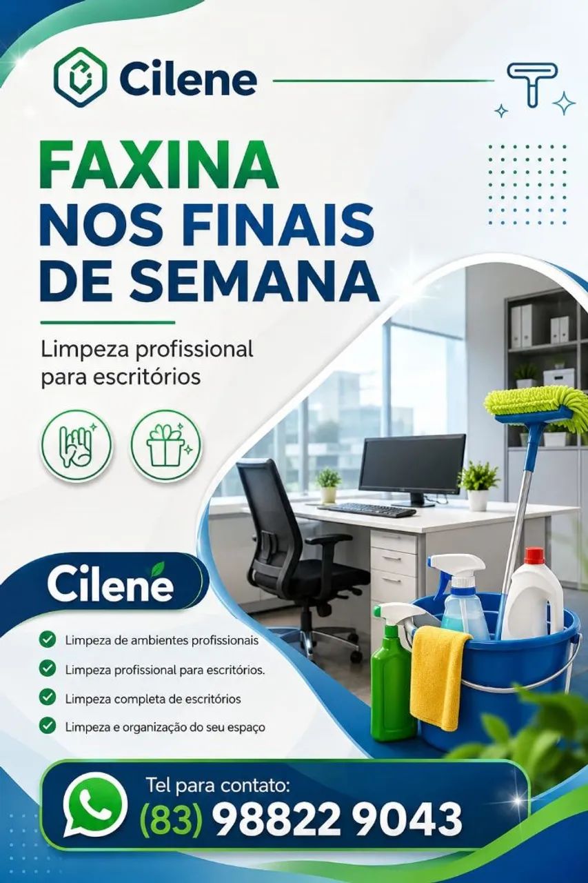 Faxina em geral 