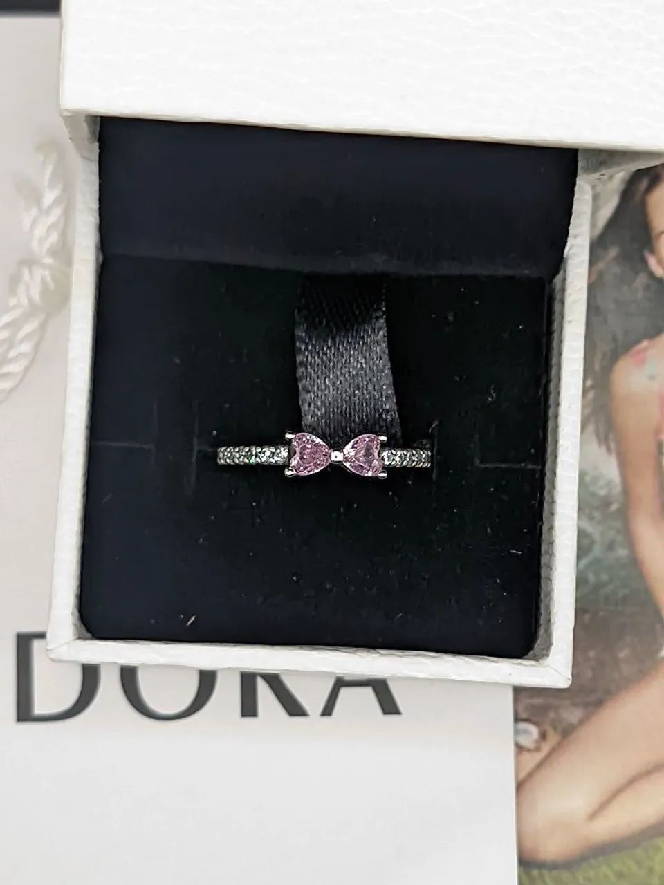 ANEL PAND0RA LAÇO ROSA - Foto 2