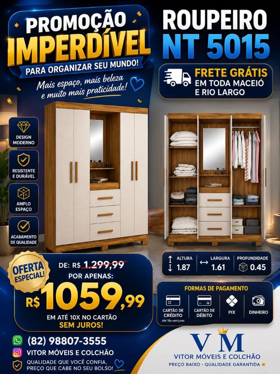 OFERTAS DE GUARDA ROUPA  - Foto 3