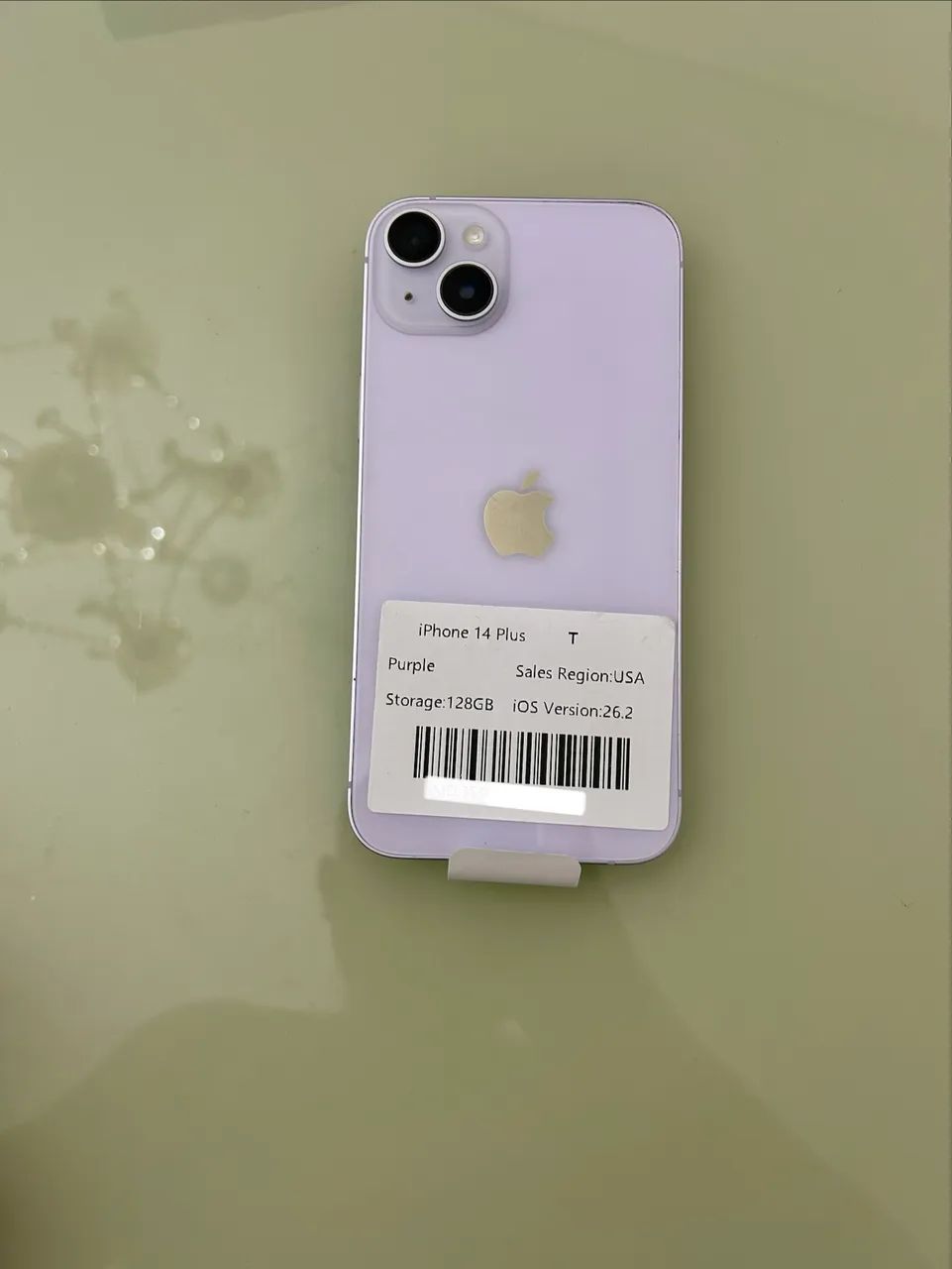iPhone 14 PLUS 128gb ROXO ( NOVO de Vitrine ) Aparelho todo