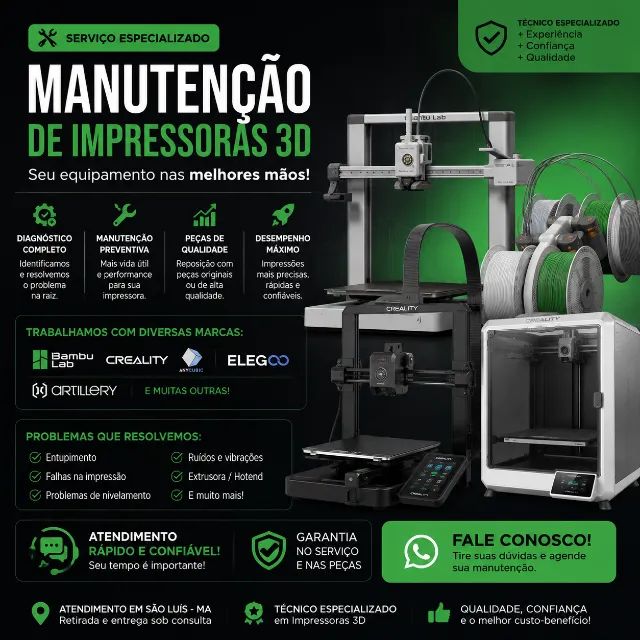 Manutenção de Impressoras 3D