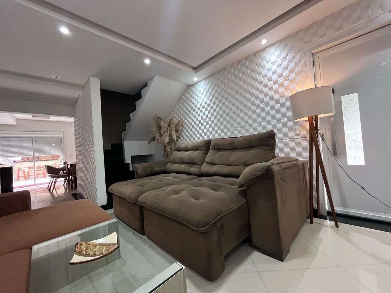 Lindo sofá retrátil e reclinável  - Foto 2