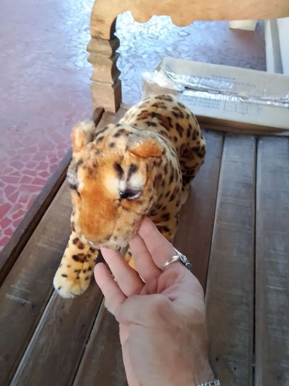 Onça de pelúcia  - Foto 4