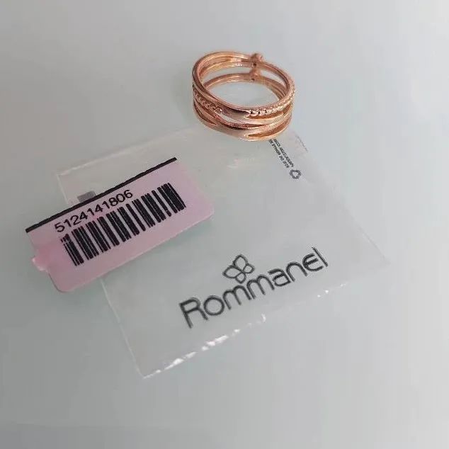 Anel com zircônias Rommanel 512414 - Tamanho 18 - Foto 4