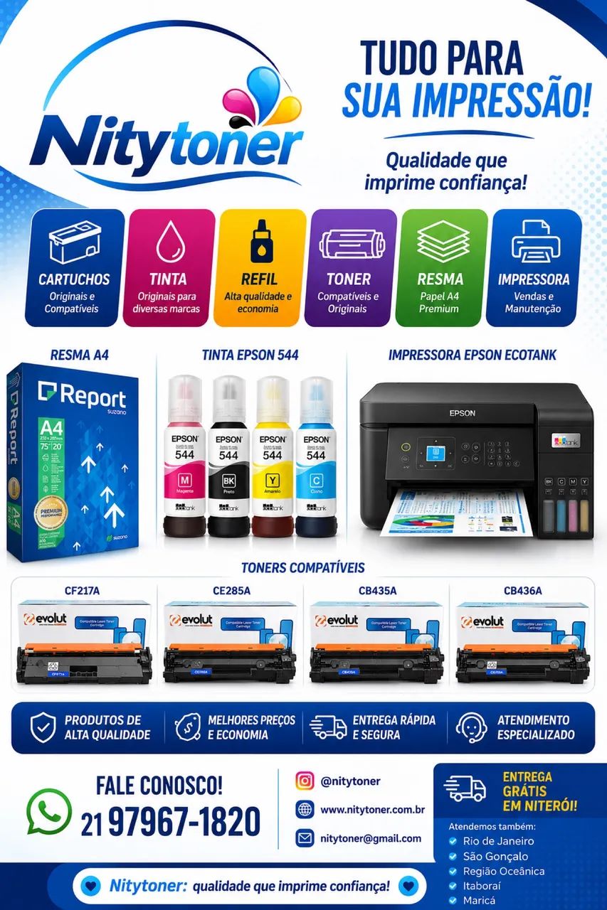 Cartuchos e toner 