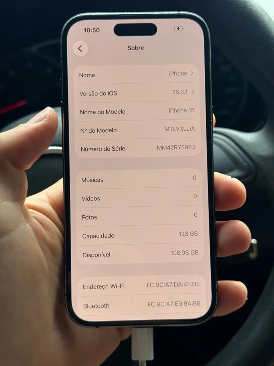 iPhone 15 128GB BLACK TITANIUM  - Foto 3