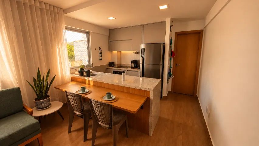 Duplex 100% mobiliado no Edifício Monumental - Sudoeste - Foto 2