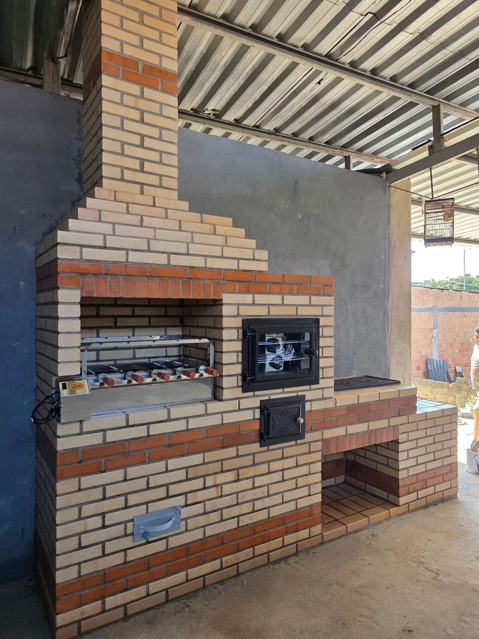 Churrasqueiras, forno, fogão a Lenha, alvenaria, grelhas,refratário ,Lareira,              - Foto 5