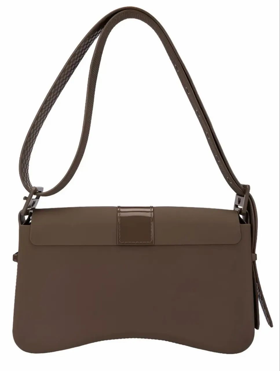 Melissa Bag Cargo Marrom - Usada apenas 1 vez  - Foto 2