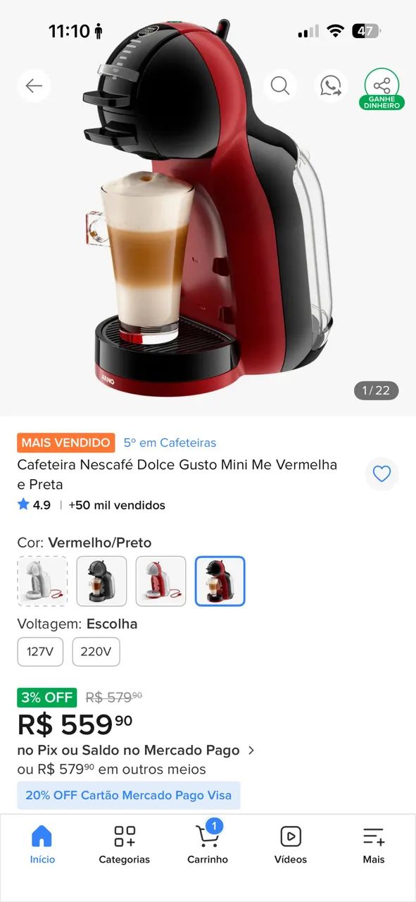Máquina de café Dolce Gusto - Foto 5