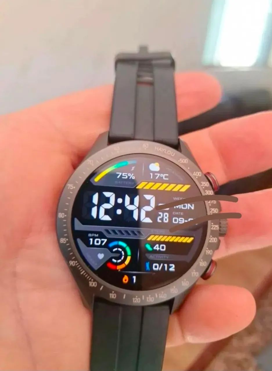 SMARTWATCH - kit com 2 smartwatches haylou solar pro e amazfit  - Foto 2
